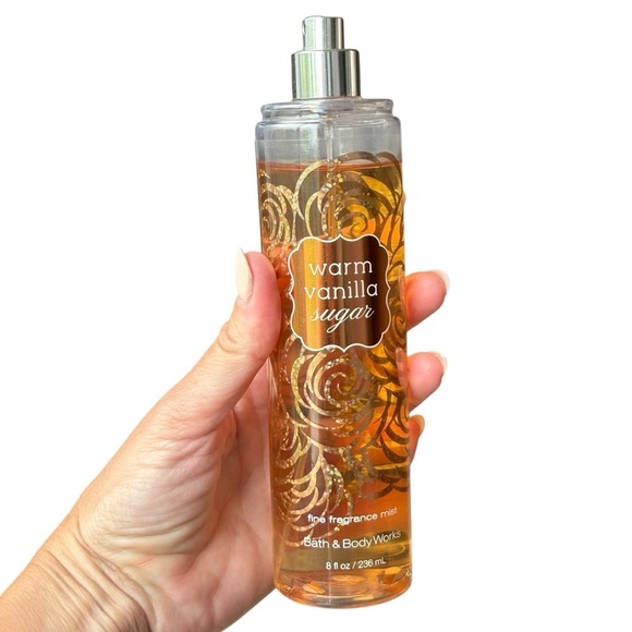 Bath & Body Works Warm Vanilla Sugar Fine Fragrance Mist No Cap 8 oz - Picture 1 of 4